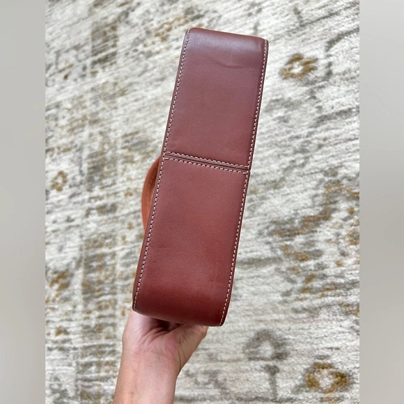 Cole Haan Brown leather shoulder bag VGUC Vintage piece - Picture 5 of 11